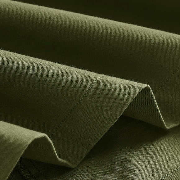 Green Casual Womens Flap Pocket Cargo Skirt - Picture 3 of 4